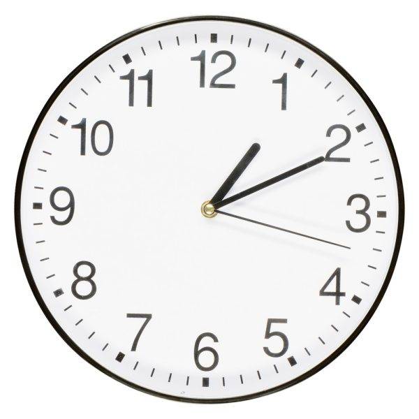 Horloge Nix noir personnalisable avec logo