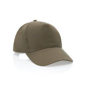 Impact 5 panel 190gr Recycled cotton cap with AWARE™ personnalisable – réf. P453.337