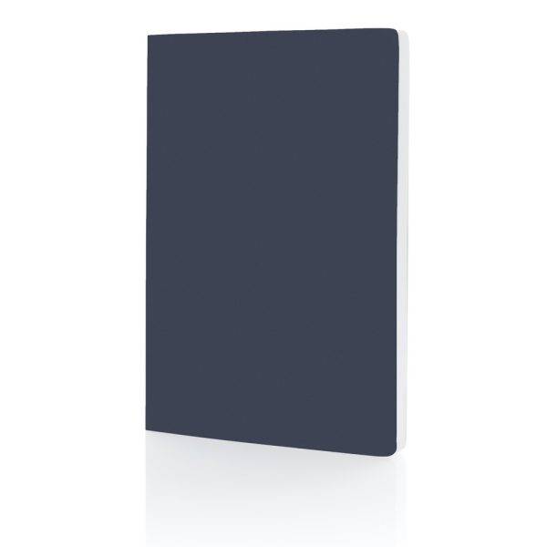 Impact softcover stone paper notebook A5 bleu personnalisable