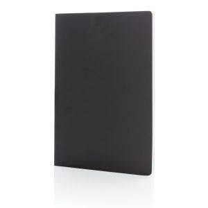 Impact softcover stone paper notebook A5 noir personnalisable