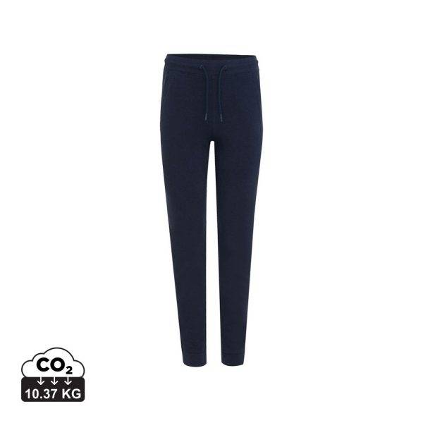 Jogging en coton recyclé IQONIQ Cooper bleu personnalisable avec logo – réf. T9500.002.XS