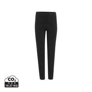 Jogging en coton recyclé IQONIQ Cooper noir personnalisable avec logo – réf. T9500.001.XXS