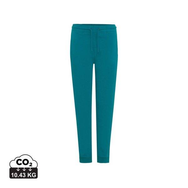 Jogging en coton recyclé IQONIQ Cooper vert personnalisable avec logo – réf. T9500.009.XXXL