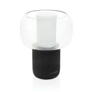Lampe avec haut-parleur 10W en plastique recyclé RCS personnalisable