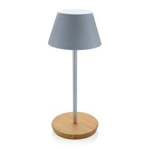 Lampe de bureau Pure Głowe, plastique recyclé blanc personnalisable