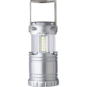 Lampe de camping COB, laterne argent personnalisable avec logo