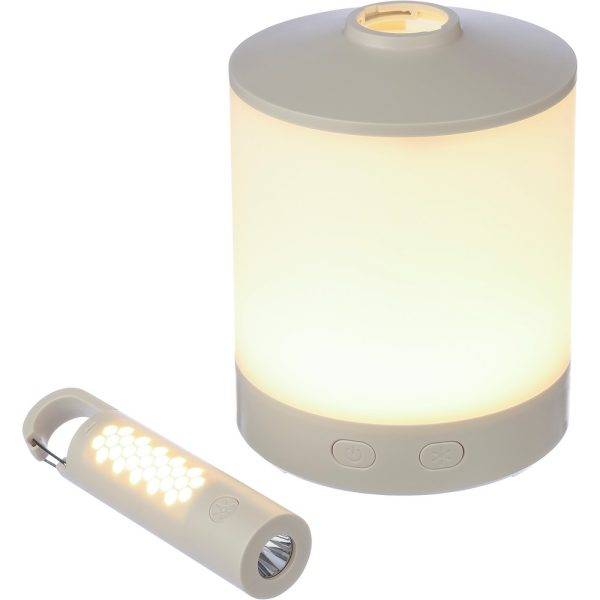 Lampe de camping multifonction avec fonction RGB blanc personnalisable