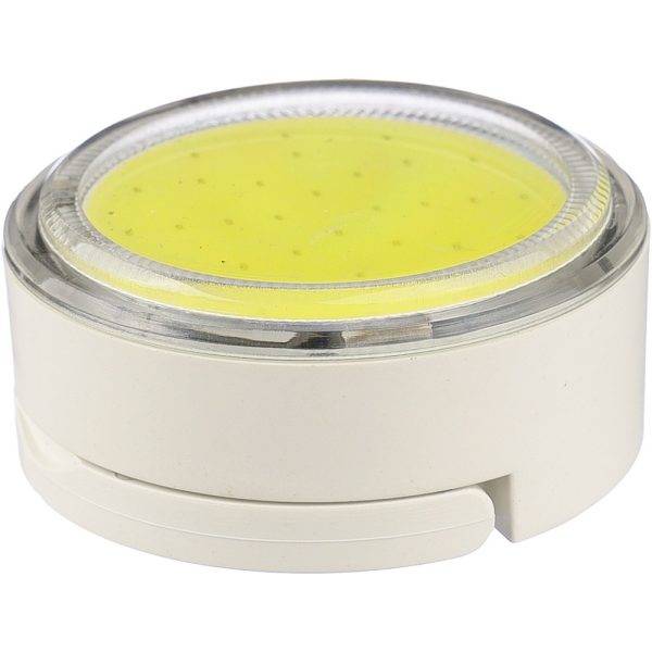 Lampe de poche COB miniature blanc personnalisable avec logo