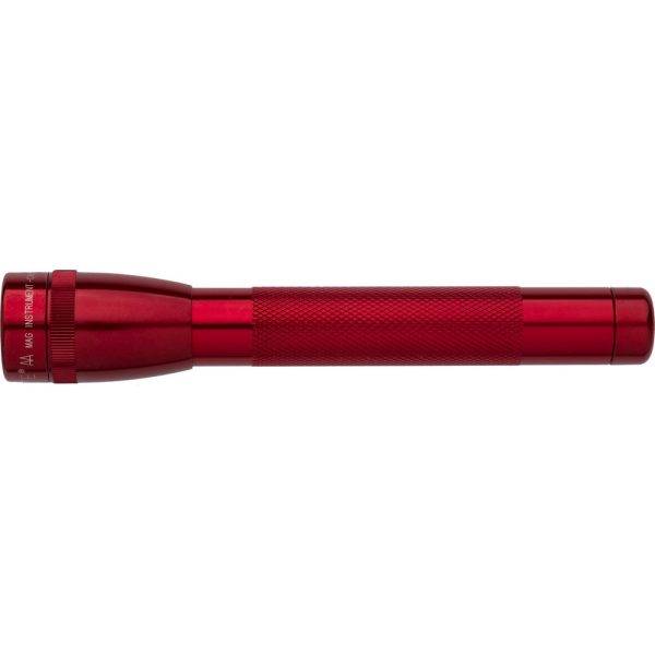 Lampe de poche rouge personnalisable avec logo