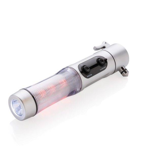 Lampe de secours argent personnalisable avec logo