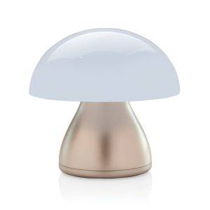 Lampe de table rechargeable par USB en plastique RCS personnalisable – réf. P513.749