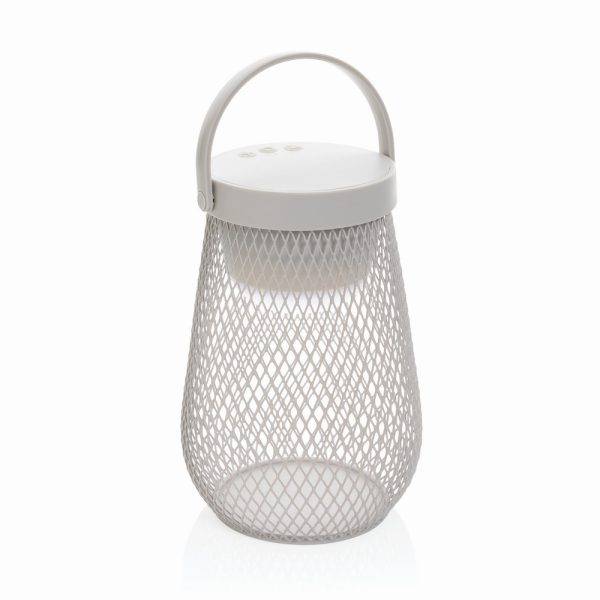 Lampe de table rechargeable par USB en plastique RCS personnalisable – réf. P513.7502