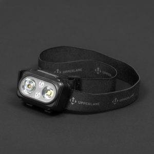 Lampe frontale Upperlane noir personnalisable avec logo