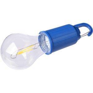 Lampe suspendue " ampoule ", clip mousqueton personnalisable