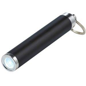 Lampe torche à LED noir personnalisable avec logo