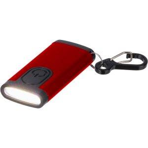 Lampe torche COB rouge personnalisable avec logo
