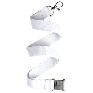 Lanyard blanc personnalisable avec logo – réf. V2977-02