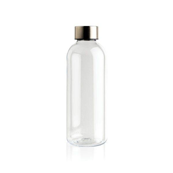 Leakproof water bottle with metallic lid neutre personnalisable