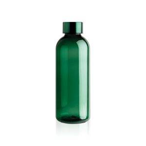 Leakproof water bottle with metallic lid vert personnalisable