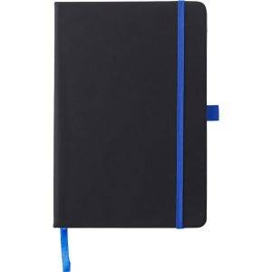 Libreta de PU bleu marine personnalisable avec logo