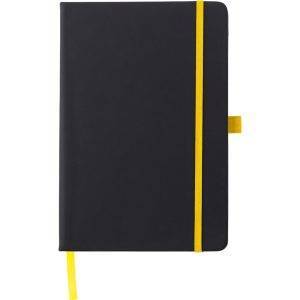 Libreta de PU jaune personnalisable avec logo