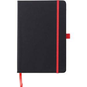 Libreta de PU rouge personnalisable avec logo