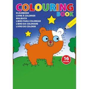 Livre de coloriage multicolore personnalisable avec logo