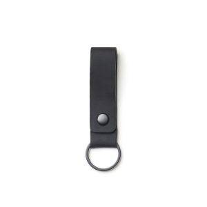Loop keyring in supple vegan/Nubuck PU leather. personnalisable – réf. VG057-03