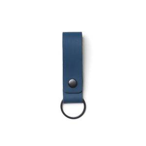 Loop keyring in supple vegan/Nubuck PU leather. personnalisable – réf. VG057-11