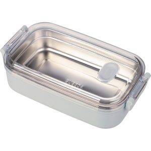 Lunch box 750 ml blanc personnalisable avec logo