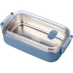 Lunch box 750 ml bleu personnalisable avec logo