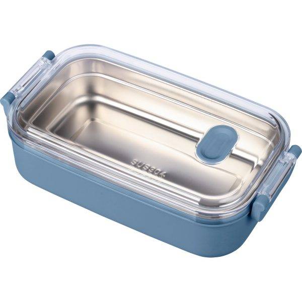 Lunch box 750 ml bleu personnalisable avec logo
