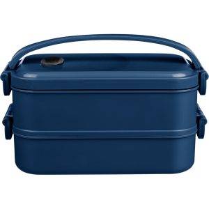 Lunch box bleu personnalisable avec logo