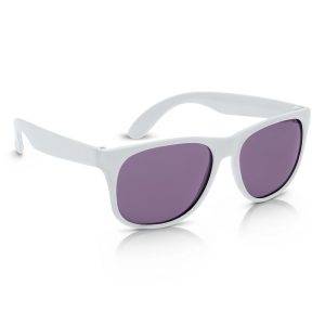 Lunettes de soleil Blythe blanc personnalisable avec logo