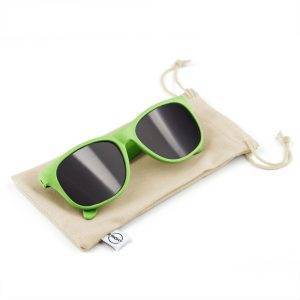 Lunettes de soleil B'RIGHT en paille de blé | Adam personnalisable – réf. V7375-10