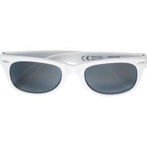 Lunettes de soleil en PC recyclé blanc personnalisable avec logo