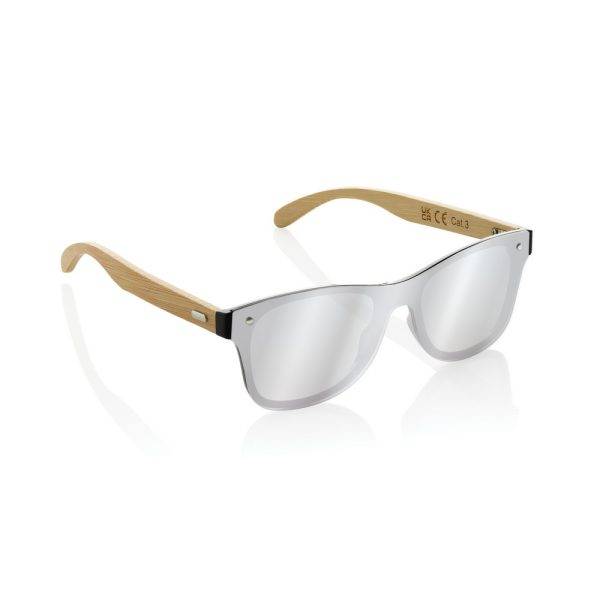 Lunettes de soleil en plastique recyclé RCS et bambou personnalisable
