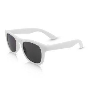 Lunettes de soleil enfant Sia blanc personnalisable avec logo