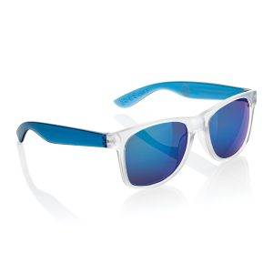 Lunettes de soleil Gleam en PC recyclé RCS bleu personnalisable