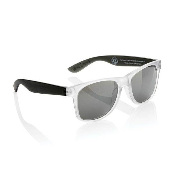 Lunettes de soleil Gleam en PC recyclé RCS noir personnalisable