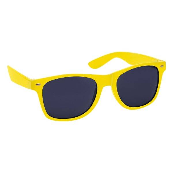 Lunettes de soleil Kathryn jaune personnalisable avec logo
