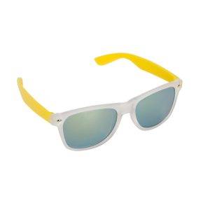 Lunettes de soleil Leroy jaune personnalisable avec logo