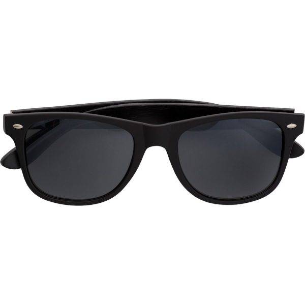 Lunettes de soleil noir personnalisable avec logo
