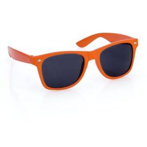 Lunettes de soleil orange personnalisable avec logo
