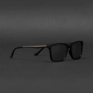 Lunettes de soleil polarisées Upperlane noir personnalisable avec logo