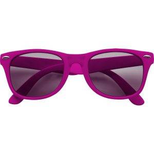Lunettes de soleil rose personnalisable avec logo