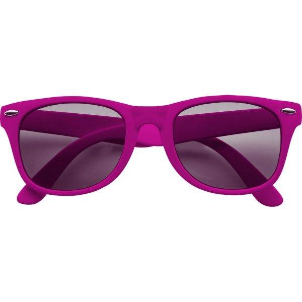 Lunettes de soleil rose personnalisable avec logo
