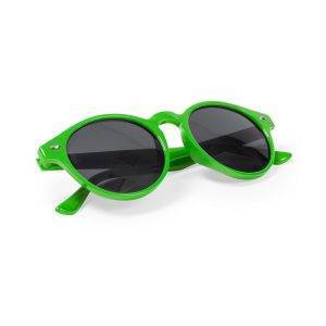 Lunettes de soleil vert personnalisable avec logo