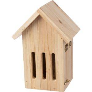 Maison des papillons brun personnalisable avec logo