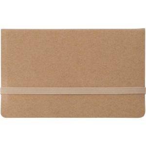 Marque-pages autocollantes brun personnalisable avec logo